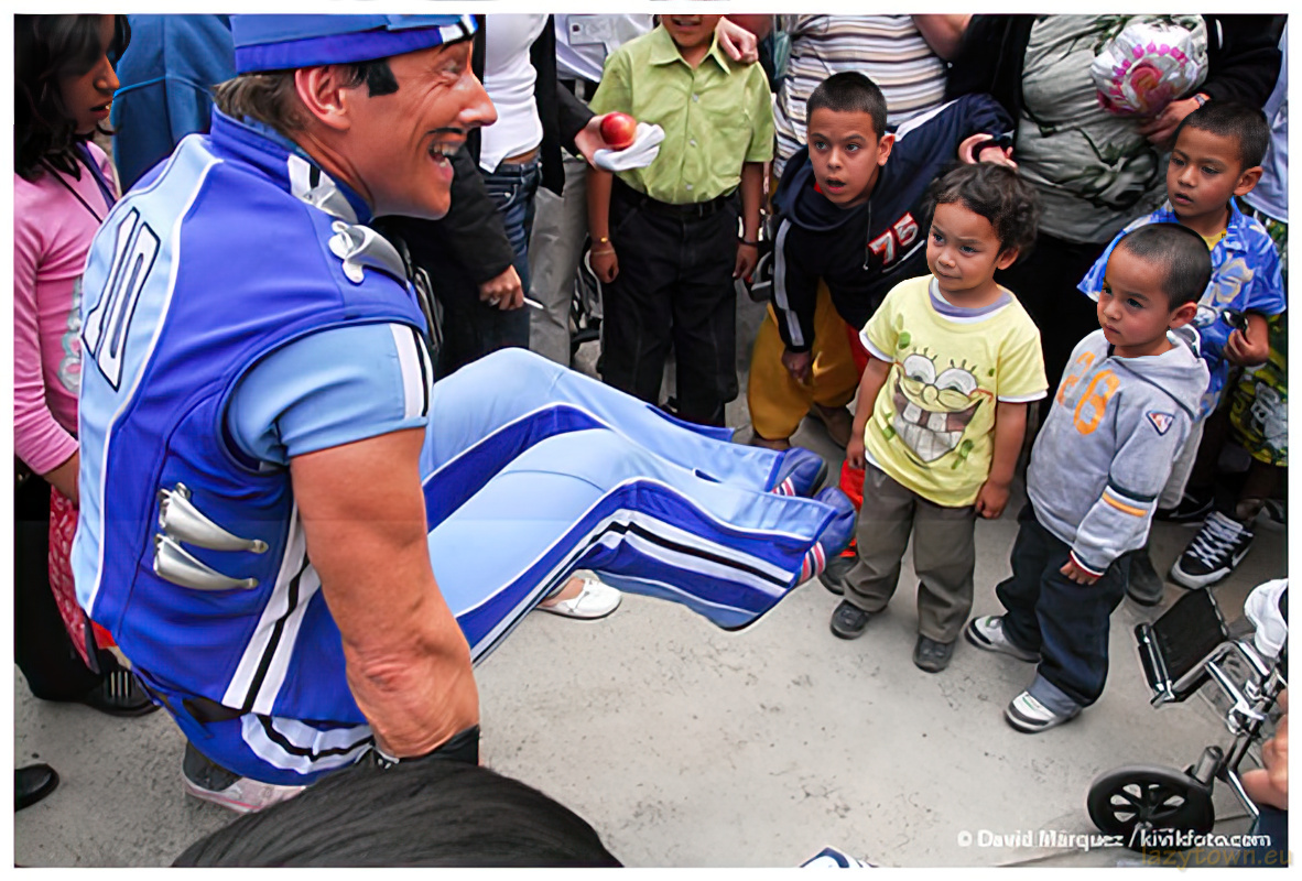 Sportacus at CRIT 2008