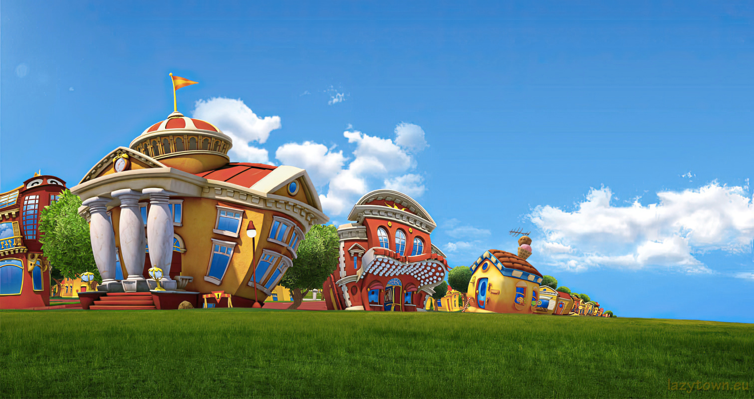Cgi town front view 01