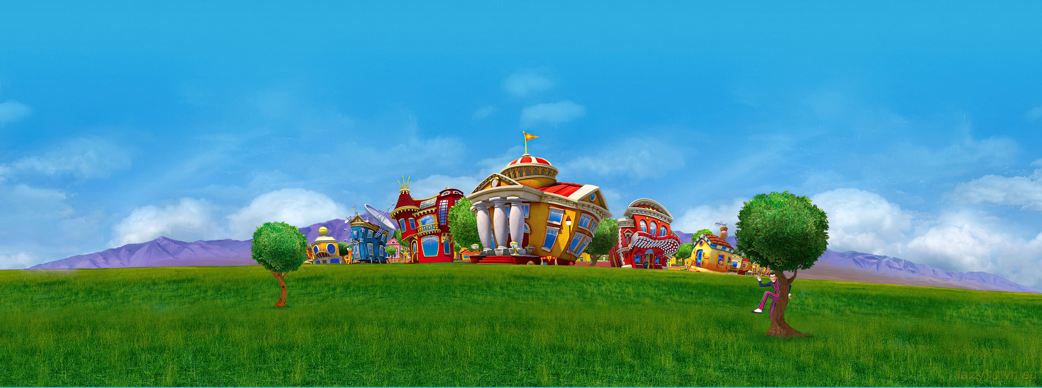 Cgi town front view 14