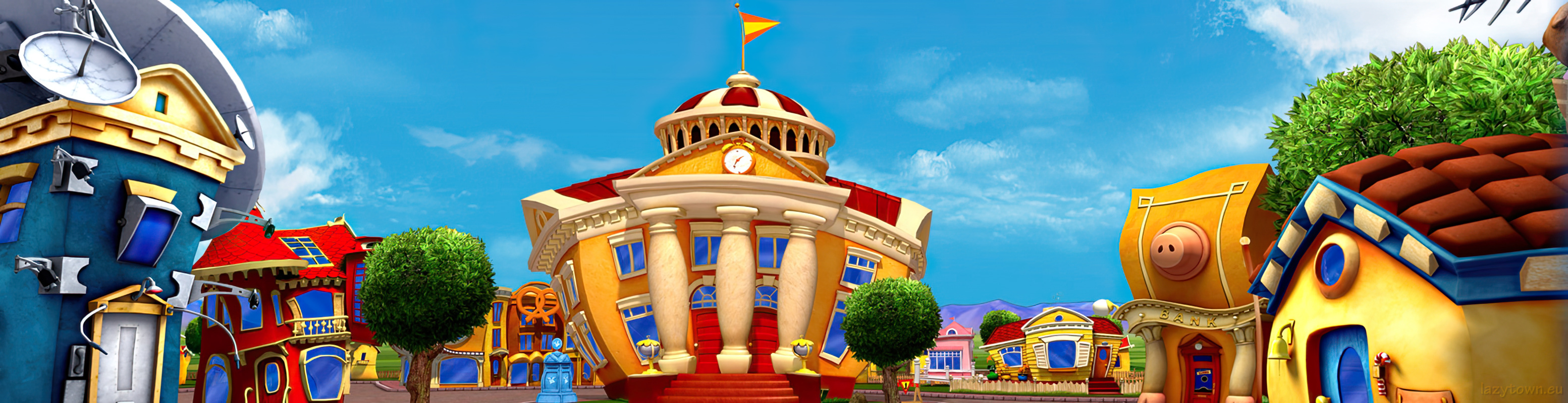 Cgi town front view 17