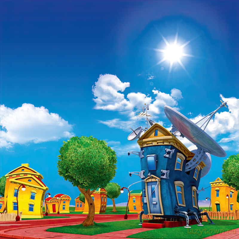 Cgi town front view 35