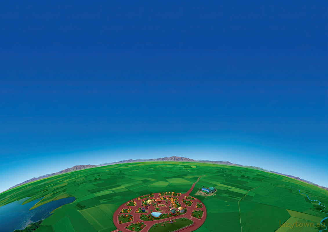 Cgi town top view 06